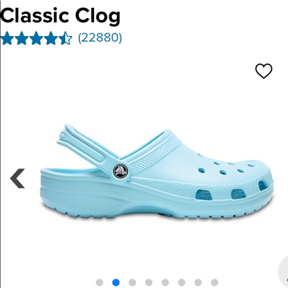 Classic Icy Blue Crocs